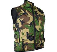MDM Gilet de motard camouflage, camouflage, L