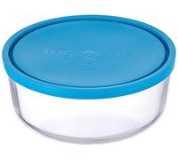 Bormioli Rocco Boîte à provisions Frigoverre ronde D23 cm Or lot de 4