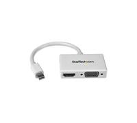 MDP2HDVGAW STARTECH Adaptateur Mini Displayport-Hdmi / VGA Blanc