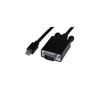 StarTech.com Adaptateur Mini DisplayPort vers VGA - Câble Actif Vidéo Display Port Mâle vers VGA Mâle pour Apple Mac ou PC - Noir 91cm - Convertisseur vidéo - VGA - DisplayPort - noir