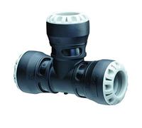 MDPE Pipe Fitting Push-Fit Tee 90 20mm by PlassOne
