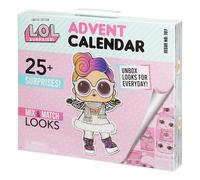 MDR. Surprendre! Calendrier de l'Avent avec plus de 25 surprises, notamment une poupe collectionner avec des tenues de mlange et de matchs de