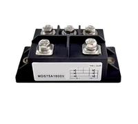 MDS100A MDS30-16 MDS50A Module redresseur triphasé 30A Module AC/DC 30A 40A 50A 75A 100A 1600V Redresseur à pont à diode triphasé(MDS75A)