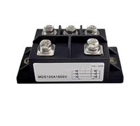 MDS100A MDS30-16 MDS50A Module redresseur triphasé 30A Module AC/DC 30A 40A 50A 75A 100A 1600V Redresseur à pont à diode triphasé(MDS100A)