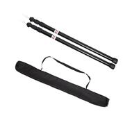 MDSIOKHJ Arceaux De Tente Poteau de Tente réglable, tiges de Support de Tente, abri de Plage, bâche, auvent, poteaux de Remplacement, Accessoires for Tente de Camping et de randonnée(2pc 250cm Black)