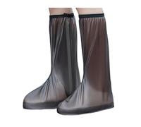 MDSIOKHJ Couvre Chaussure Impermeable Silicone WaterProof Rain Boots Shoe Covers Slip-resistant Rubber Boot Overshoes Non-slip Fishing Shoes(Black,XL(43-44))