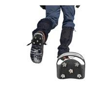 MDSIOKHJ Crampons Ice Cleats For Shoes Anti-Slip Snow Shoe Gripper Spike Grips Reflective Climbing Crampons With 5Spikes Traction pour Bottes Chaussures(XL)