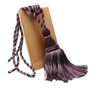 MDSIOKHJ Embrasses De Rideaux Embrasses à Pampilles en Polyester, 1 pièce, Support de Rideau, Fait la Main, for décoration, Boules suspendues for Corde, Accessoires Salon(Purple)