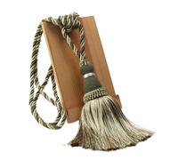 MDSIOKHJ Embrasses De Rideaux Embrasses à Pampilles en Polyester, 1 pièce, Support de Rideau, Fait la Main, for décoration, Boules suspendues for Corde, Accessoires Salon(Green)