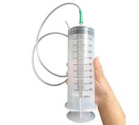 MDSIOKHJ Extracteur de Pompe à Huile réutilisable, seringue Grande capacité | Pompe à pistolet à vide avec baril d'aiguille à échelle for l'aspiration d'huile(100ml)