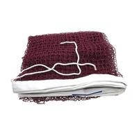 MDSIOKHJ Filet De Badminton Filet de Badminton en Maille d'entraînement Volley-Ball Sportif, 6.1m x 0.76m, Filet Tennis Portable, réseau intérieur et extérieur pour Le Volley-Ball Et Le Tennis(Red)