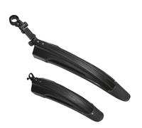 MDSIOKHJ Garde-Boue Ensemble Universel de Garde-Boue vélo VTT, Ailes Avant et arrière à dégagement Rapide, Queue d'hirondelle, Accessoires Cyclisme sur Route en Montagne(Black)