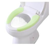 MDSIOKHJ Housse De Siège De Toilette Lot de 2 Paires Housses siège Toilette universelles lavables et réutilisables, en Peluche Douce Chaude, for, Chauffant, Tapis Autocollant(Matongdian01fz-lv)