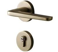 MDSIOKHJ Poignée De Porte Serrure de porte avec noyau/serrure, poignée intérieure, serrure, salle bain chambre à coucher, d'accessoires généraux
