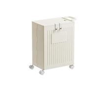 MDSIOKHJ Rangement De Tapis De Yoga Panier à vêtements for la Maison Pliable et élégant, Grande capacité, Panier de Rangement for, Seau for Tapis Yoga Accessible(Creamy)