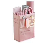 MDSIOKHJ Rangement De Tapis De Yoga Panier de Tapis Yoga Supports Rangement for Support for Rouleau en Mousse Haltères et Bandes résistance(Pinky)