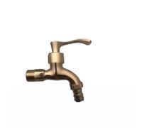 MDSIOKHJ Robinets Extérieurs Robinet d'extérieur décoratif en Bronze for Machine à Laver, Robinet de Jardin Vintage, vadrouille Mural Laiton pour Le Jardin(Qing gu)