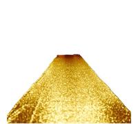 MDSIOKHJ Tapis De Mariage Tapis de Mariage à Paillettes, décor réutilisable for cérémonie, réception, événements, noël pour Les Mariages(Golden,450cm,125cm)