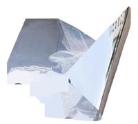 MDSIOKHJ Tapis De Mariage Tapis de Mariage Scintillant et Brillant, Chemin Miroir for allée, scène, fête Vacances, décoration la Maison pour Les Mariages(Silver,2m,0.9M)