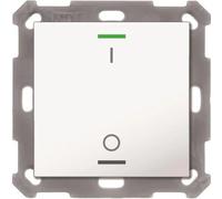 MDT BE-TAL5501.B1 Bouton-poussoir Light 55 simple, Bouton + interrupteur, Blanc