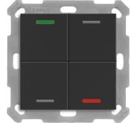 MDT BE-TAL55T406.01 KNX Bouton poussoir Lumière 55 4f RGBW Capteur de température sw mat Neutral 1 (BE-TAL55T406.01)