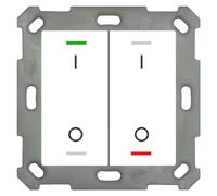 MDT Bouton-poussoir Light 55 double RGBW, rwg, commuter