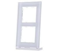 MDT Cadre en verre double, blanc pour programmes de 55 mm