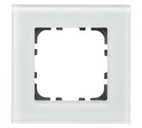 MDT Cadre en verre simple, blanc pour programmes de 55 mm