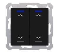 mdt MDT Taster Light 55 2 voies RGBW noir mat Volet BE-TAL550206.A1 Quantité:1