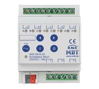 mdt MDT technologies Actionneur de commutation 8 canaux 4U REG, 16A, 230VAC, Comp. AKK-0816.03 Quantité:1