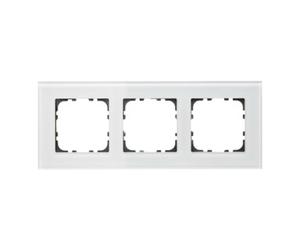 mdt MDT technologies Cadre en verre triple blanc BE-GTR3W.01 Quantité:1