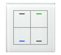 mdt MDT technologies Glastaster II Light 4 voies RGBW, blanc, neutre BE-GTL4TW.01 Quantité:1