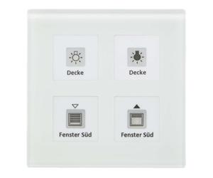 mdt MDT technologies Glastaster Plus 4 fois blanc, avec capteur de température BE-GTT4W.01 Quantité:1