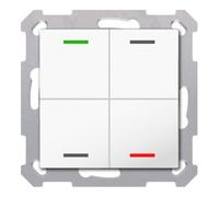 mdt MDT technologies Taster Light 55 4 voies RGBW, blanc chaud/clair, neutre BE-TAL55T4.01 Quantité:1