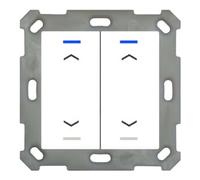 mdt MDT technologies Taster Light 55 double RGBW, blanc chaud/clair, volet BE-TAL5502.A1 Quantité:1
