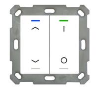 mdt MDT technologies Taster Light 55 double RGBW, blanc mat/brillant BE-TAL55T2.C1 Quantité:1