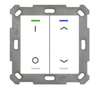mdt MDT technologies Taster Light 55 double RGBW, blanc mat brillant BE-TAL55T2.D1 Quantité:1