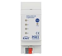 MDT SCN-LOG1.02 Module logique KNX, 24 fonctions, 4 LED, 2 TE, IP20
