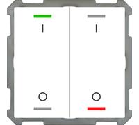 MDT technologies Bouton-poussoir Light 63 double BE-TAL6302.B1