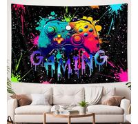 MDUKOIN Gaming Tapestry for Boys Bedroom - Gamer Neon Sign Wall Hanging, Room Decor for Men 90 X 71 IN