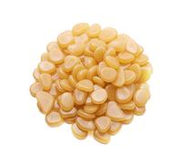 Mdurian 100Pcs Pierre Lumineuse Galet Lumineux Cailloux Brillants dans Le Noir pavés pour Maison Jardin passerelle Aquarium Patio pelouse Décoratives Orange