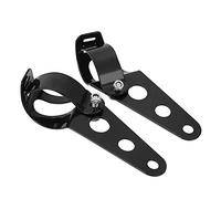 Mdurian Support de fixation universel pour phare de moto Noir 31 mm-39 mm