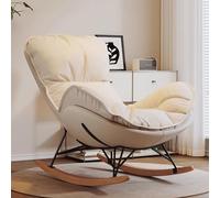 MDXHKK Chaise À Bascule du Dossier De Lecture, Fauteuil Inclinable, Salon du Salon Design De Conception, Chaise À Bascule, Chaise De Détente Confortable pour Chambre À Coucher pour Balcon Terrasse,DD