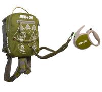 MDXONE Harnais de ski et de snowboard pour enfants - Laisse rétractable, élastiques absorbant les chocs, sac à dos et siège amovible
