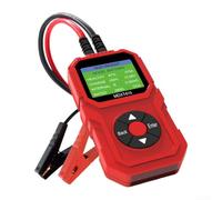 MDXT-610 Testeur de batterie de voiture 12 V pour résistance intérieure et tension, écran LCD avec analyse SOH SOC, démarrage et charge automatiques, appareil de diagnostic multilingue pour atelier et