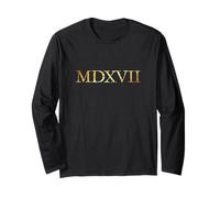 MDXVII Année 1517 (Jaune Ancien) Thèses de Luther Manche Longue
