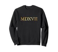 MDXVII Année 1517 (Jaune Ancien) Thèses de Luther Sweatshirt