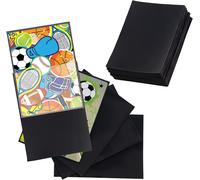 Mdy-100 Pcs Protege Carte, Pochette Carte 66 * 91mm, Pochettes Standard Card Sleeves Noir Pour Carte Magic, Star Wars, Yugioh