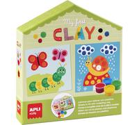 Mdy-18866-6 Fiches Illustrées À Remplir Avec De La Pâte À Modeler. Inclus Un Livret Avec Des Exemples.