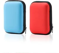 Mdy-2 Pcs 14 * 10 * 4 Cm Étui Pour Skip Bo Skyjo Phase 10 Uno Cabo Jeu De Cartes, Espace Pour Jusqu'à 216 Cartes, Boîte De Cartes À Collectionner, Boîte À Cartes De Jeu (Bleu + Rouge)